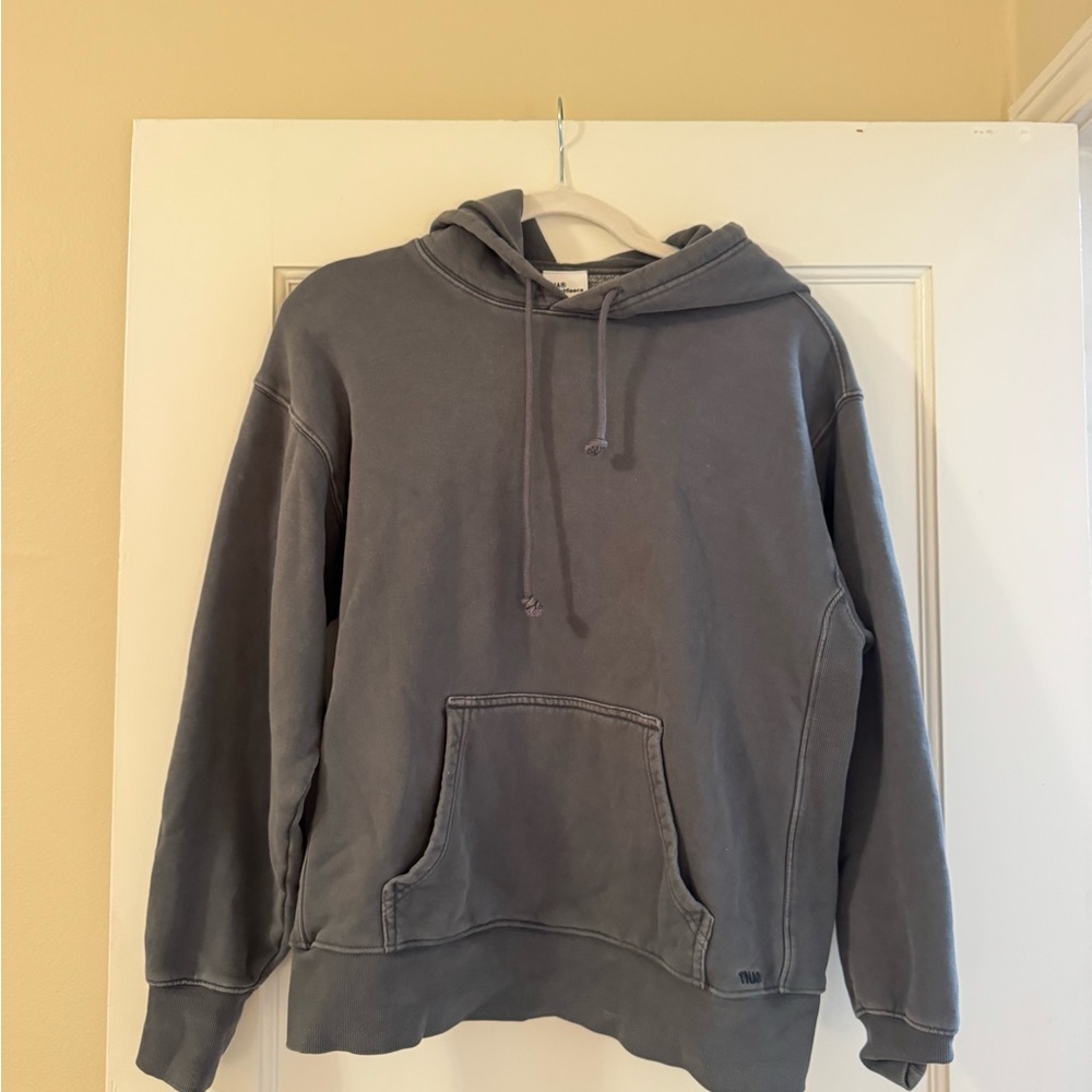 TNA Washed Gray Pullover Hoodie - Faded Slate